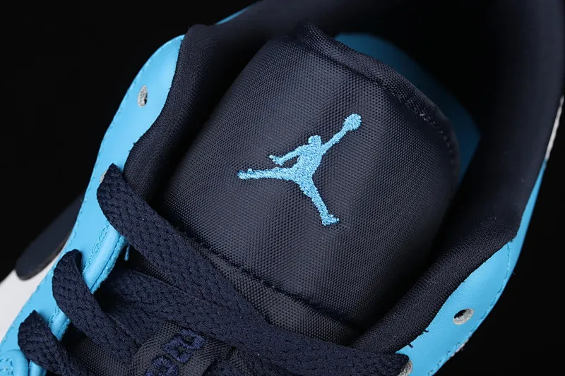 All categories Air Jordan Jordan series basketball shoes Air Jordan 1 Low G version pure original Air Jordan 1 Low AJ1 Joe 1 North Carolina blue low-top cultural and leisure sports sneakers 553558-144